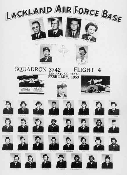1953,Lackland AFB,Squadron 3742,Flight 4
