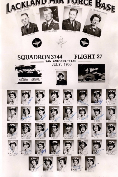 1953,Lackland AFB,Squadron 3744,Flight 27