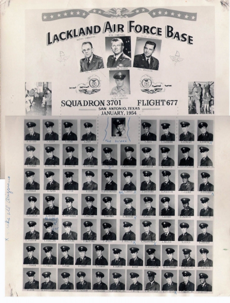 1954,Lackland AFB,Squadron 3701,Flight 677