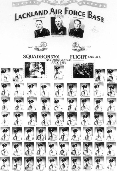 1954,Lackland AFB,Squadron 3701,Flight ANG-6A