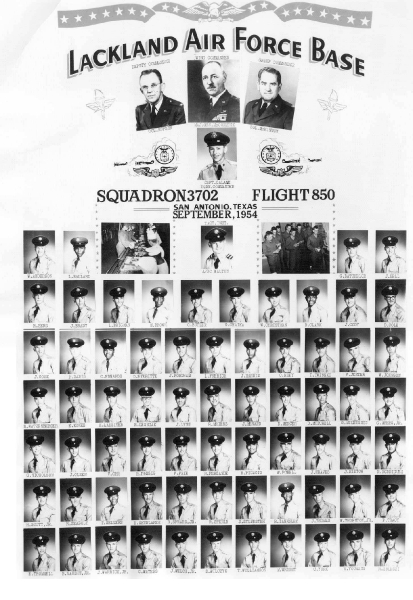 1954,Lackland AFB,Squadron 3702,Flight 850