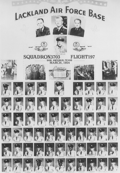 1954,Lackland AFB,Squadron 3703,Flight 197