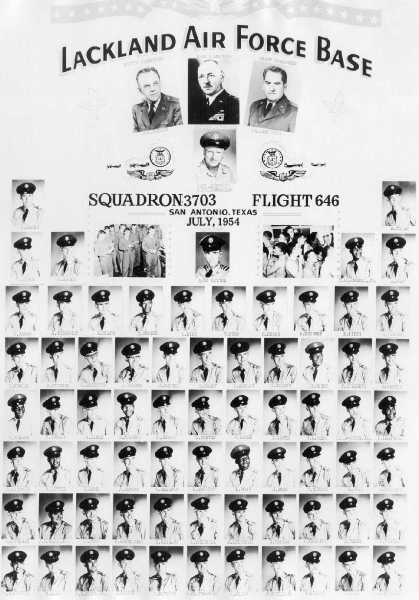 1954,Lackland AFB,Squadron 3703,Flight 646