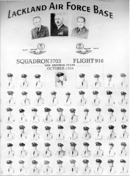 1954,Lackland AFB,Squadron 3703,Flight 916