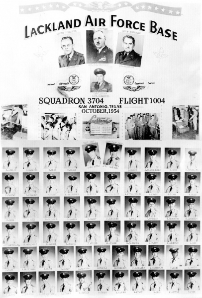1954,Lackland AFB,Squadron 3704,Flight 1004