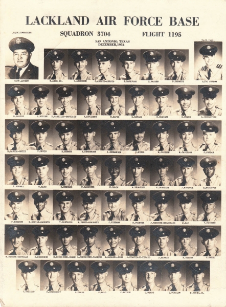 1954,Lackland AFB,Squadron 3704,Flight 1195