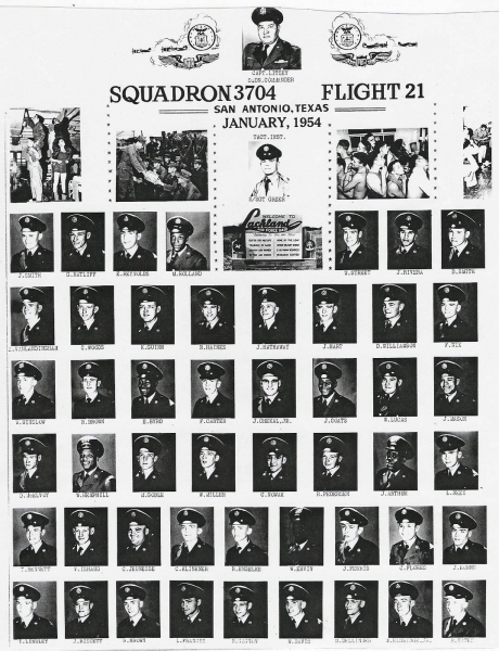1954,Lackland AFB,Squadron 3704,Flight 21