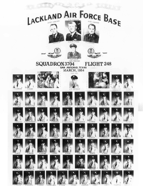 1954,Lackland AFB,Squadron 3704,Flight 248