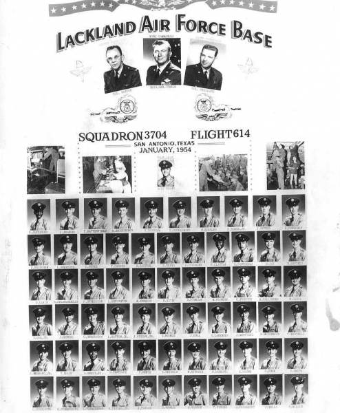 1954,Lackland AFB,Squadron 3704,Flight 614