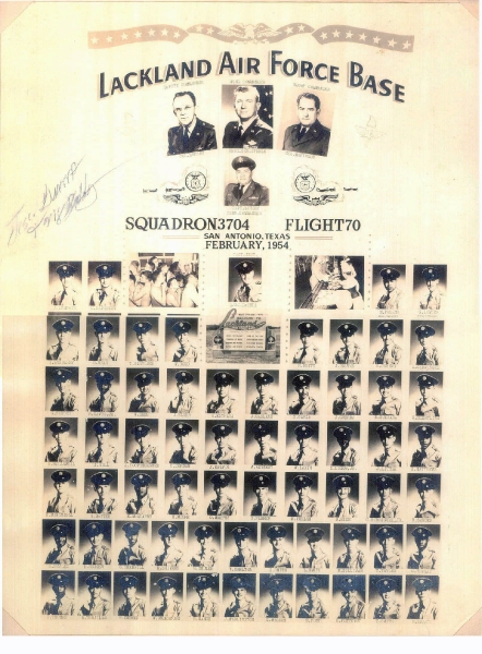 1954,Lackland AFB,Squadron 3704,Flight 70