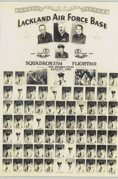 1954,Lackland AFB,Squadron 3704,Flight 810