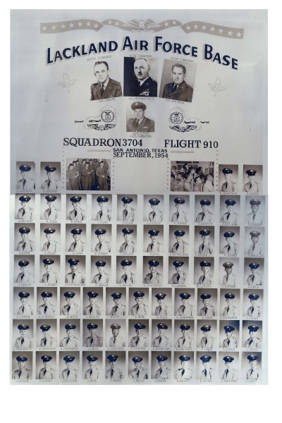 1954,Lackland AFB,Squadron 3704,Flight 910