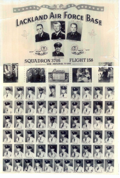 1954,Lackland AFB,Squadron 3705,Flight 158