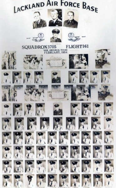 1954,Lackland AFB,Squadron 3705,Flight 161
