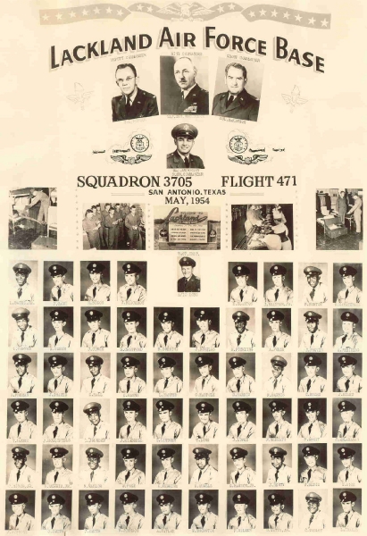 1954,Lackland AFB,Squadron 3705,Flight 471