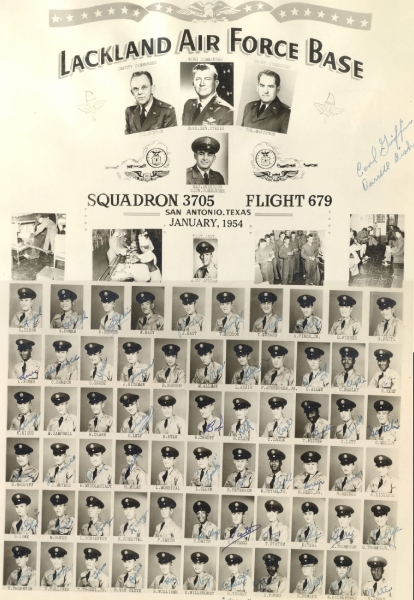 1954,Lackland AFB,Squadron 3705,Flight 679