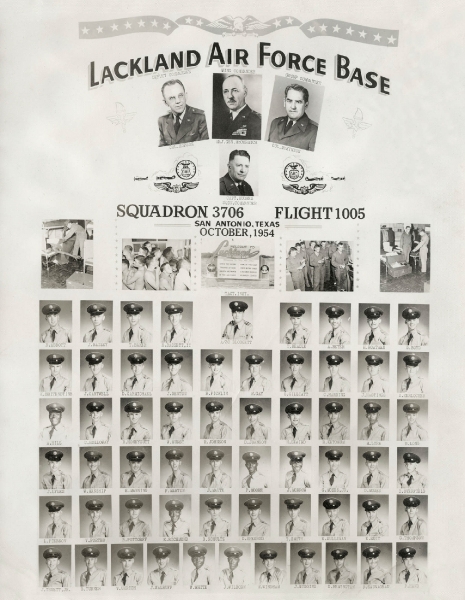 1954,Lackland AFB,Squadron 3706,Flight 1005