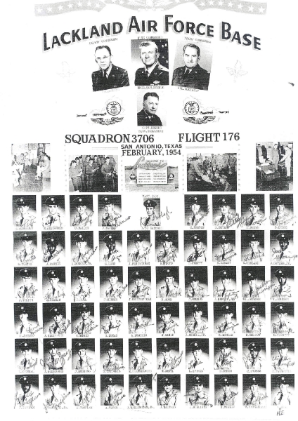 1954,Lackland AFB,Squadron 3706,Flight 176