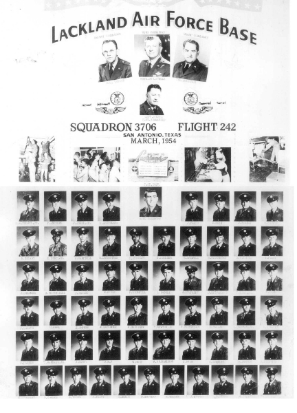 1954,Lackland AFB,Squadron 3706,Flight 242