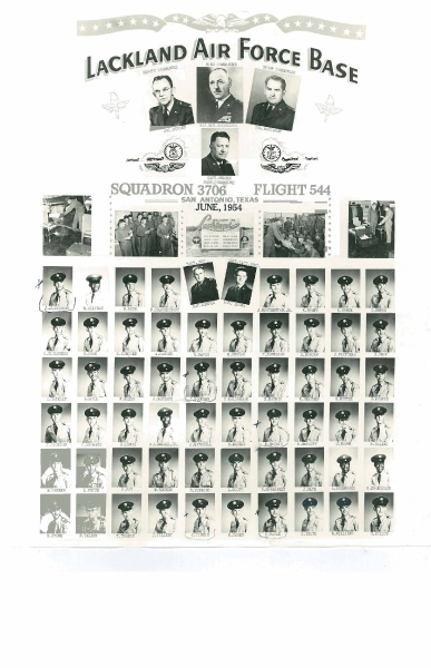 1954,Lackland AFB,Squadron 3706,Flight 544