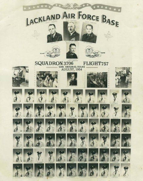 1954,Lackland AFB,Squadron 3706,Flight 757