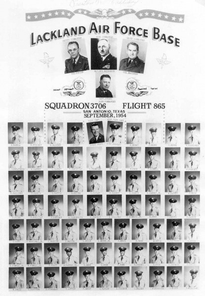 1954,Lackland AFB,Squadron 3706,Flight 865