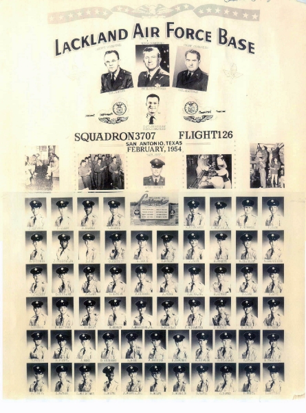 1954,Lackland AFB,Squadron 3707,Flight 126