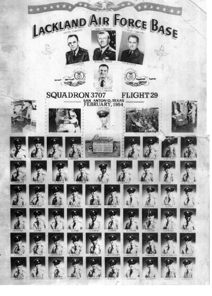 1954,Lackland AFB,Squadron 3707,Flight 29