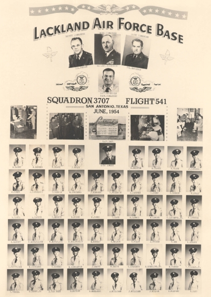 1954,Lackland AFB,Squadron 3707,Flight 541