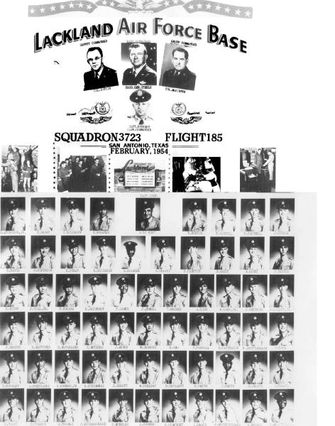 1954,Lackland AFB,Squadron 3723,Flight 185