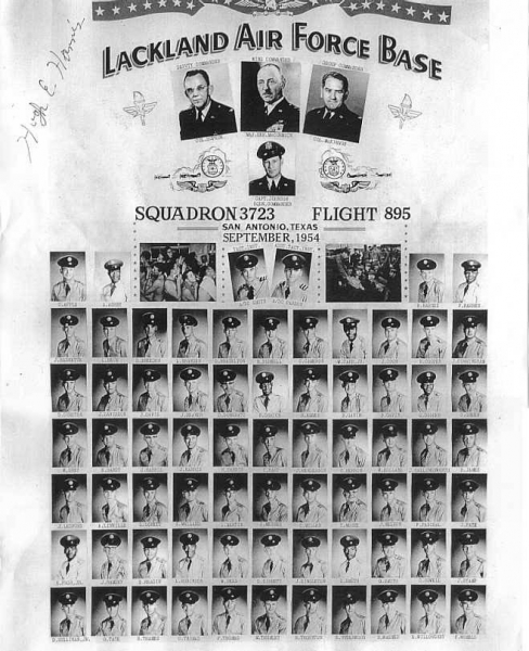 1954,Lackland AFB,Squadron 3723,Flight 895
