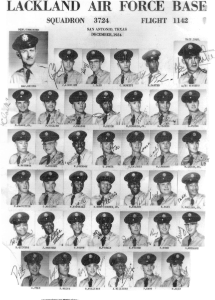 1954,Lackland AFB,Squadron 3724,Flight 1142