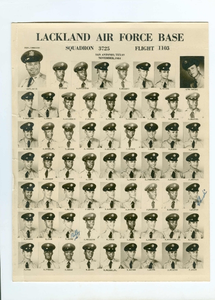 1954,Lackland AFB,Squadron 3725,Flight 1103