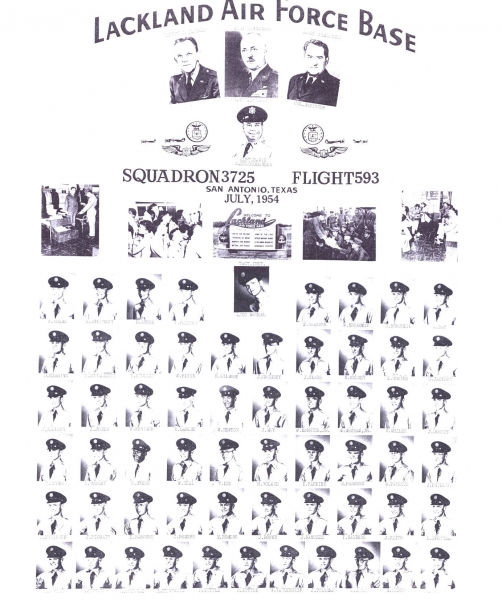 1954,Lackland AFB,Squadron 3725,Flight 593