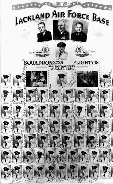 1954,Lackland AFB,Squadron 3725,Flight 748