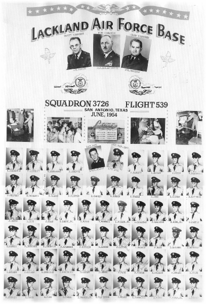 1954,Lackland AFB,Squadron 3726,Flight 539