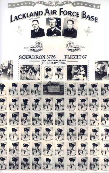 1954,Lackland AFB,Squadron 3726,Flight 67