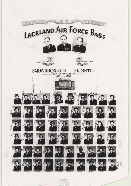 1954,Lackland AFB,Squadron 3743,Flight 11