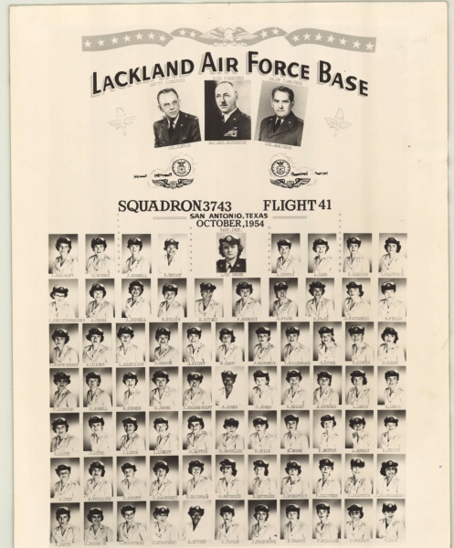 1954,Lackland AFB,Squadron 3743,Flight 41
