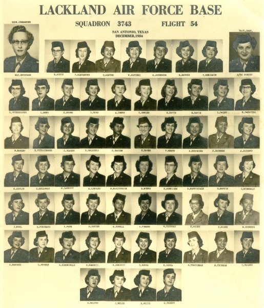 1954,Lackland AFB,Squadron 3743,Flight 54