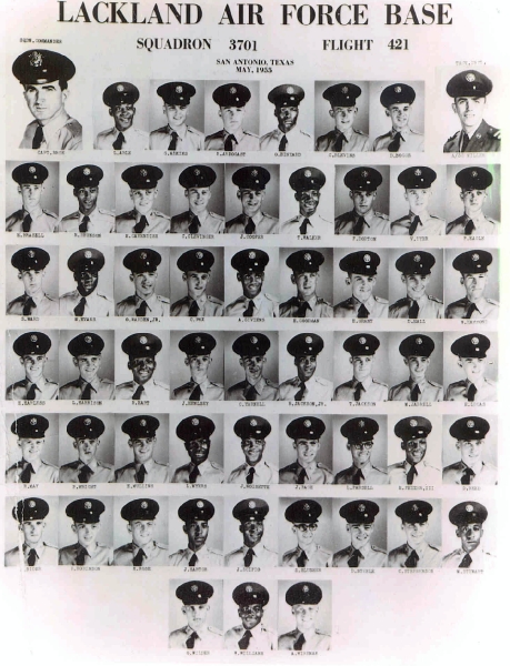 1955,Lackland AFB,Squadron 3701,Flight 421
