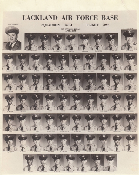 1955,Lackland AFB,Squadron 3704,Flight 327