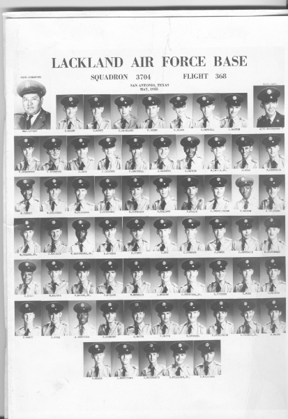 1955,Lackland AFB,Squadron 3704,Flight 368