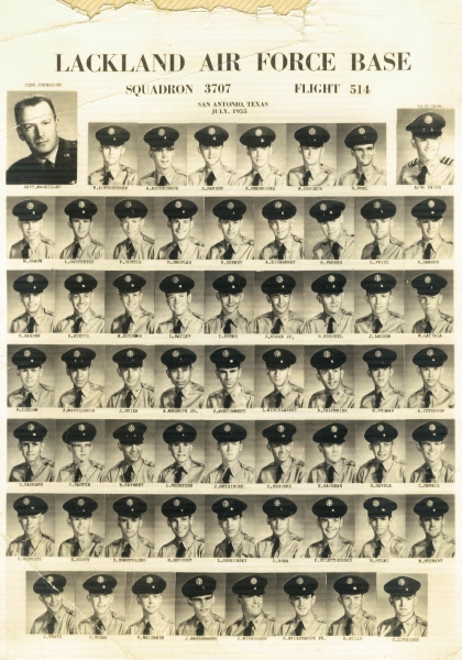 1955,Lackland AFB,Squadron 3704,Flight 514