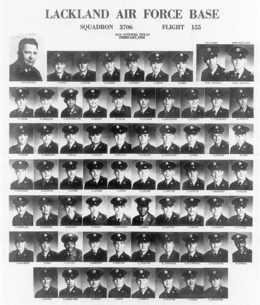 1955,Lackland AFB,Squadron 3706,Flight 155