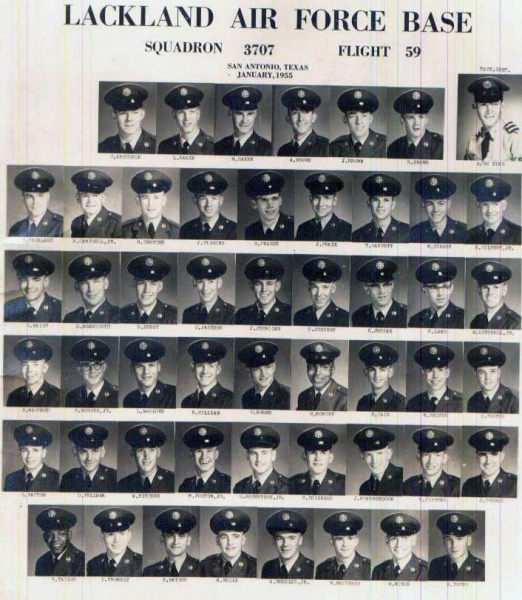1955,Lackland AFB,Squadron 3707,Flight 59
