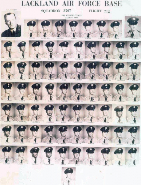 1955,Lackland AFB,Squadron 3707,Flight 712