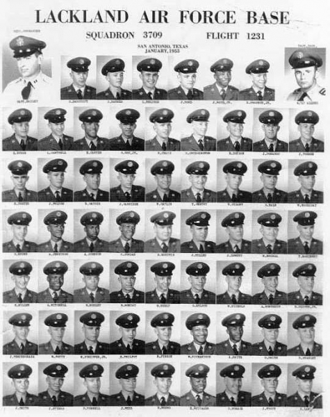 1955,Lackland AFB,Squadron 3709,Flight 1231
