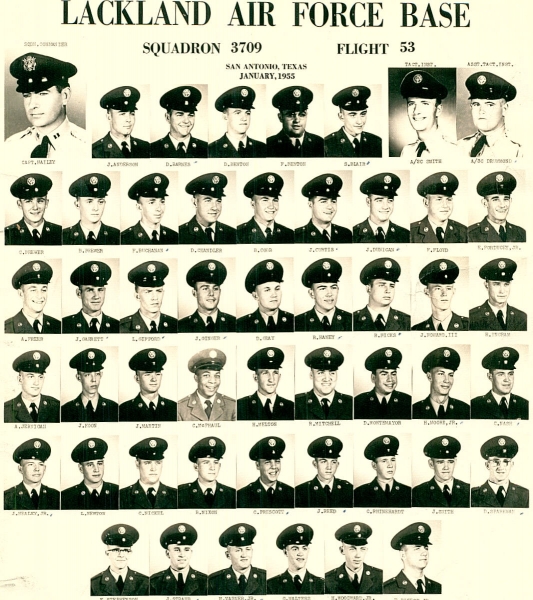 1955,Lackland AFB,Squadron 3709,Flight 53