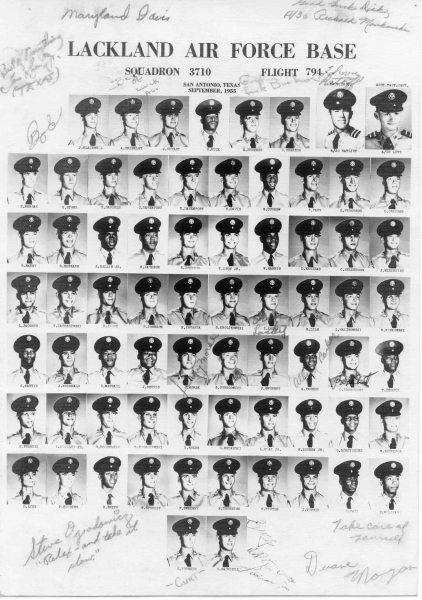 1955,Lackland AFB,Squadron 3710,Flight 794